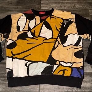 Disney- abstract print - Graphic Print Sweatshirt - Multicolor